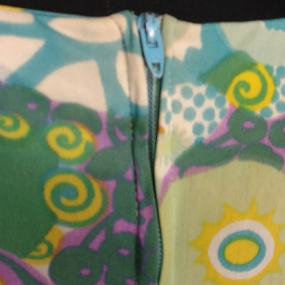 Sixties Vintage Flower Power Ban Lon Dress Wilroy - Picture 5 of 8